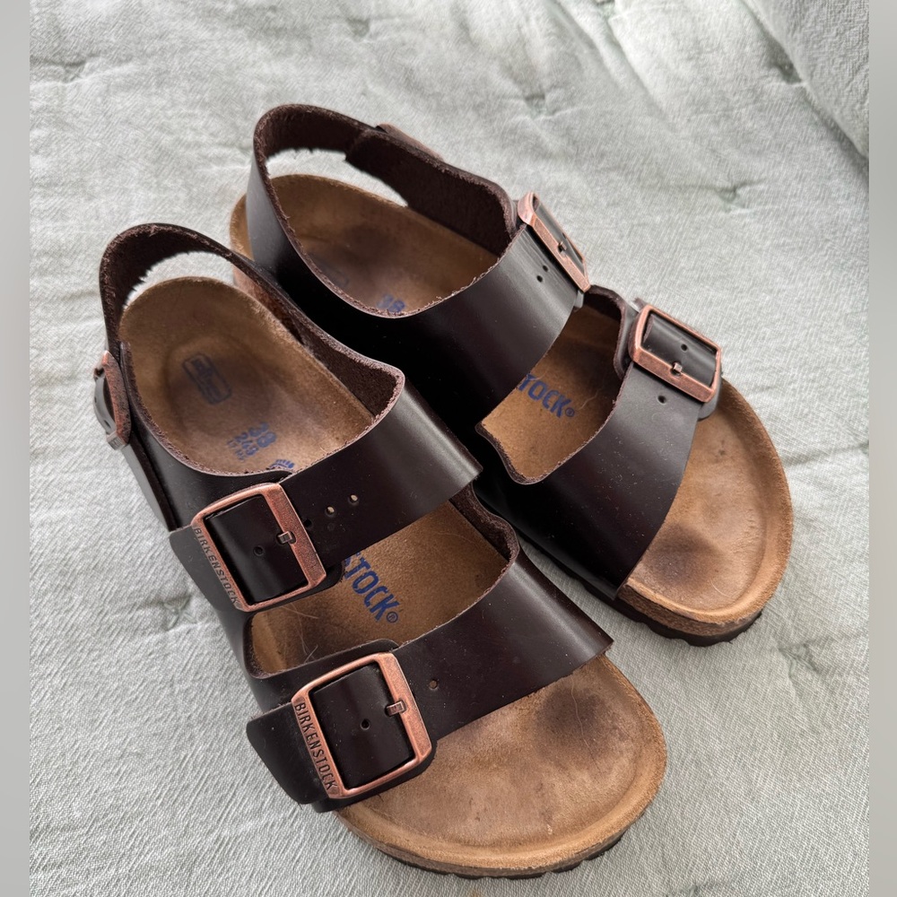 Birkenstock Milano Oiled Leather Sandals